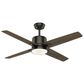 Hunter Axial 52" Ceiling Fan with LED Light in Noble Bronze and River Timber, , large
