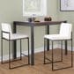 Lumisource Fuji High Back Counter Stool with White Velvet Cushion in Black (Set of 2), , large