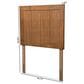 Baxton Studio Patwin Twin Panel Headboard in Ash Walnut, , large