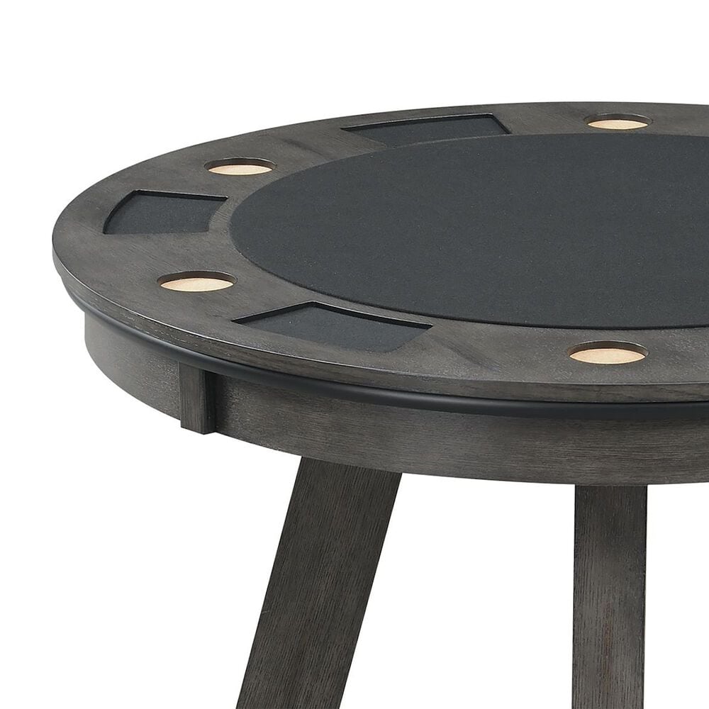 ELEMENTS Prince and Nero 5-Piece Game Table Set in Grey, , large
