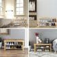 Timberlake Lavish Home Bamboo Rack Storage Organizer in Bamboo, , large