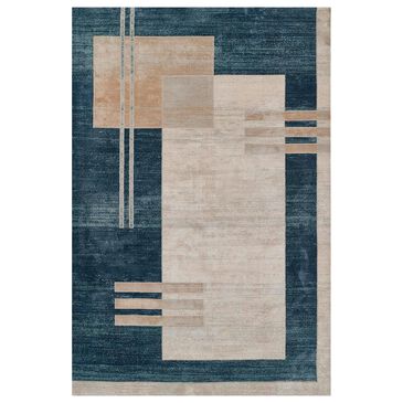 Momeni Edition EDI-4 2"2" x 7"7" Blue Runner, , large