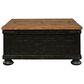 Ashley Valebeck Square Lift Top Coffee Table in Black and Brown, , large