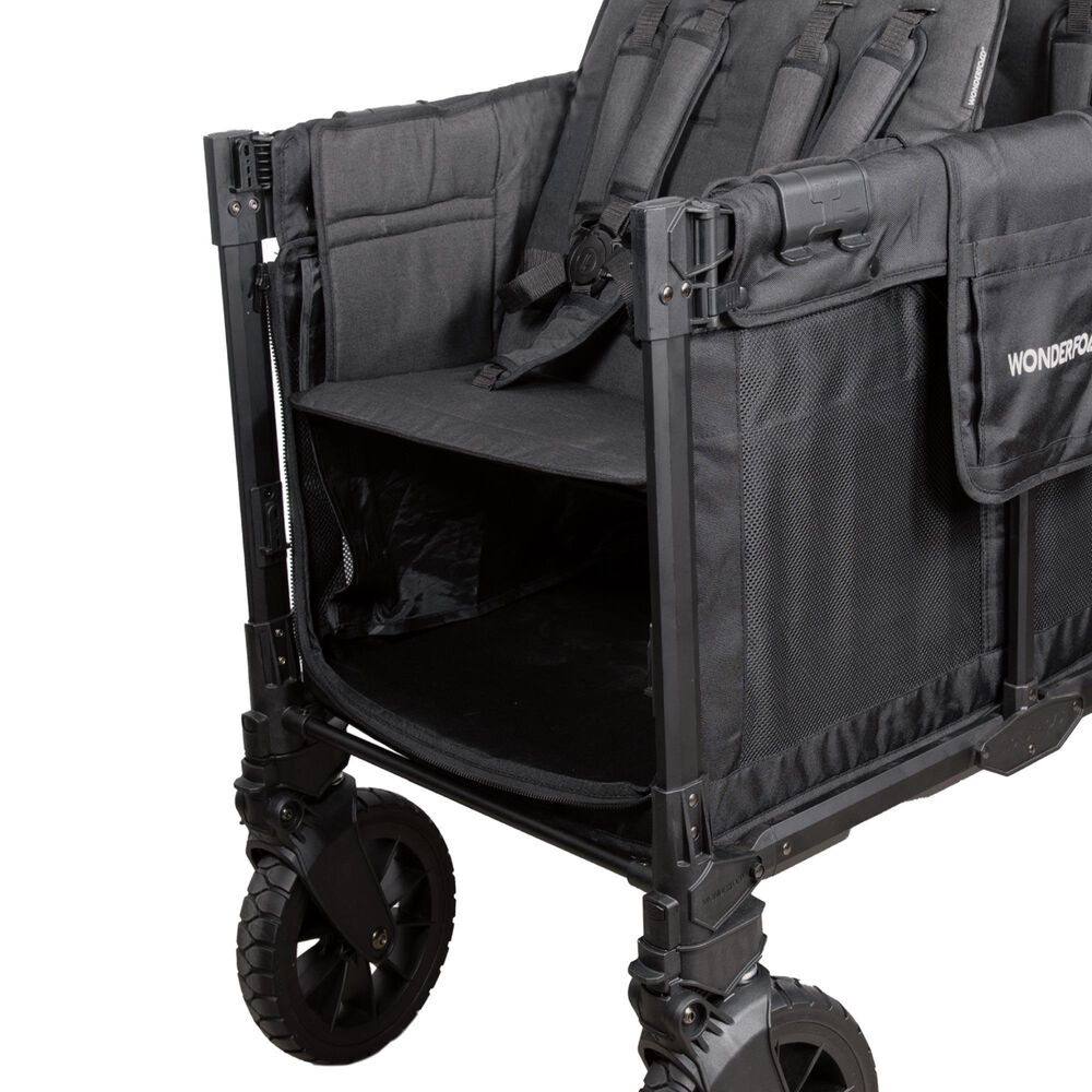 Wonderfold Luxe Pro 6-Seater Stroller Wagon in Jet Black, , large