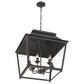 Golden Lighting Abingdon 6-Light Pendant in Antique Black, , large