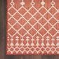 Nourison Positano Southwestern Terracotta 4" x 6" Indoor/Outdoor Area Rug, , large