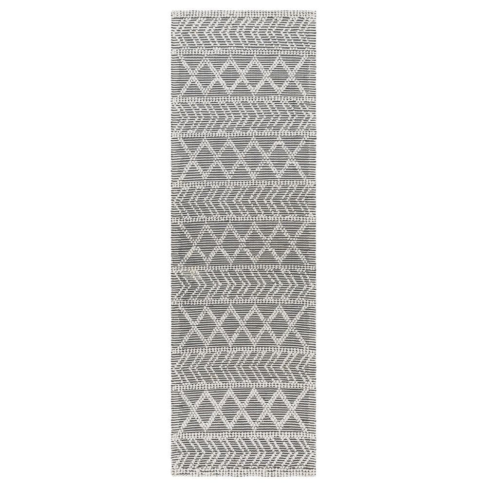 Surya Daffodil Southwestern 2"6" x 8" Light Grey and Natural Runner, , large