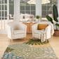 Nourison Aloha Floral 9" x 12" Green and Multicolor Indoor/Outdoor Area Rug, , large