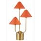 Anthony California 31" Leather Table Lamp in Orange, , large