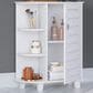 RiverRidge Home Brookfield 1-Door Floor Cabinet with Side Shelves in White, , large