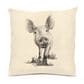 Eric & Christopher Piglet #3 Pillow, , large