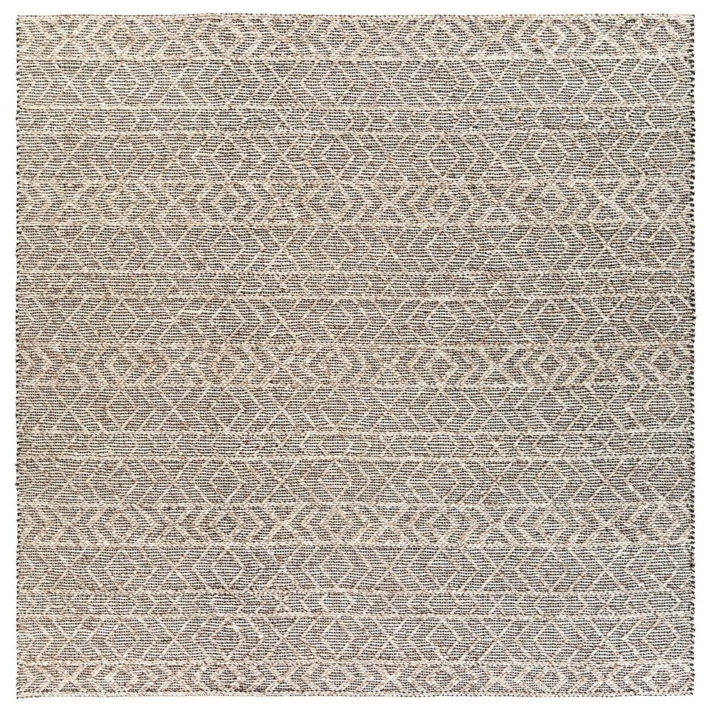 Surya Ingrid Black, Light Gray and Gray 8" Square Area Rug, , large