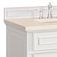James Martin Vanities Lorelai 36" Single Vanity in Bright White with 3 cm Eternal Marfil Quartz Top, , large
