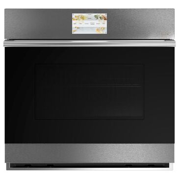 Cafe 30" Built-In Single Electric Convection Wall Oven in Platinum, , large