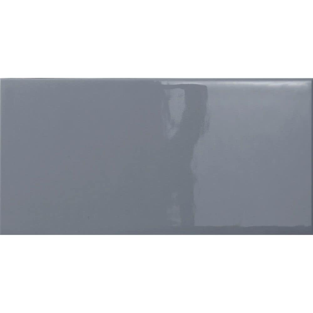 Emser Catch Silicone 3&quot; x 6&quot; Glossy Subway Ceramic Wall Tile, , large