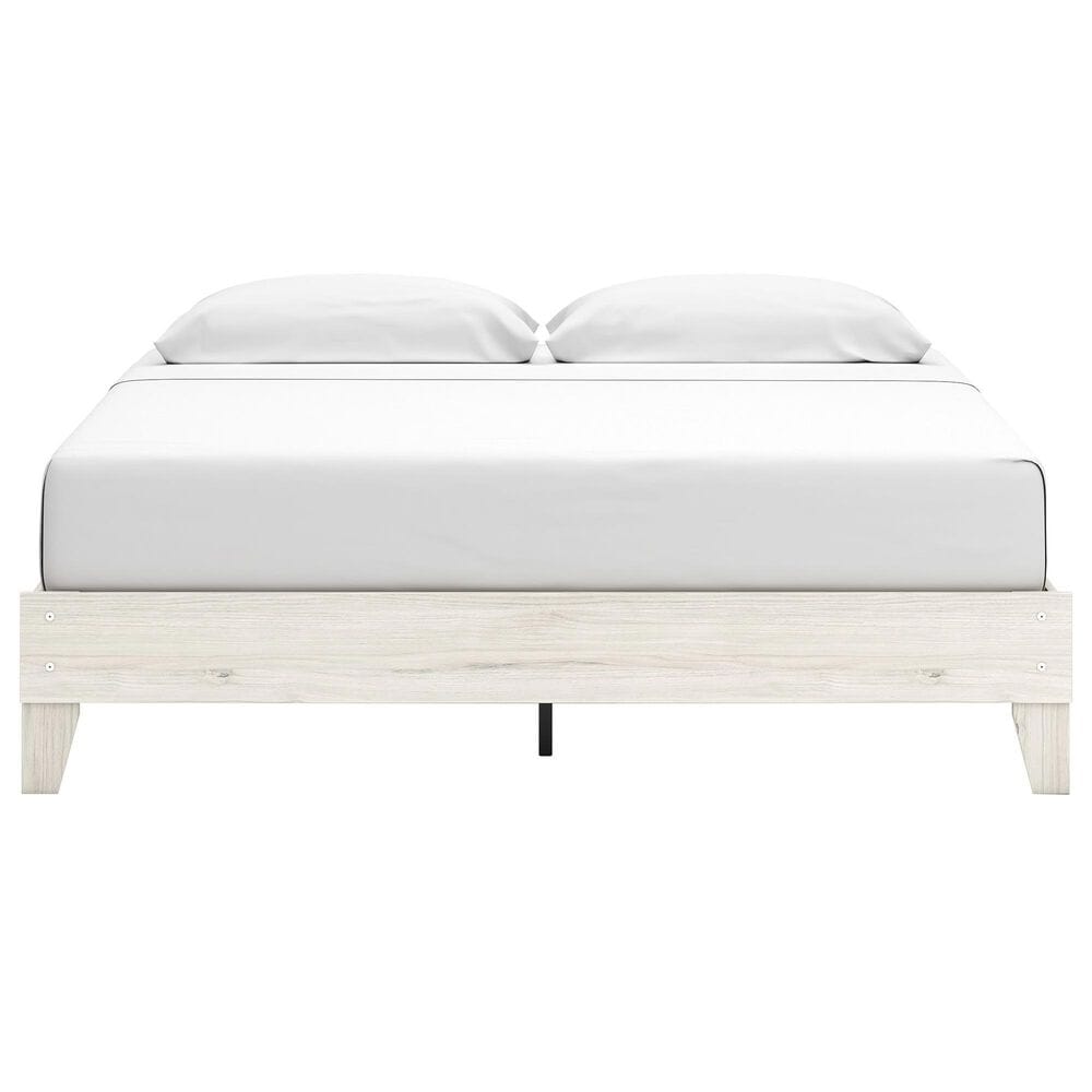 Ashley Socalle King Platform Bed in Light Natural, , large