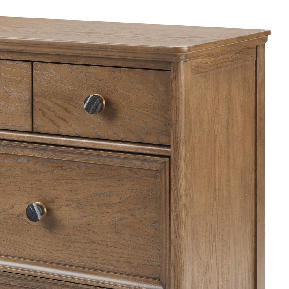 Maxi Cosi Quiet Luxury 2- Piece Set with 7-Drawer Dresser and Changer Top in Dolce Oak Stain, , large