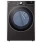 LG 5.0 Cu. Ft. Front Load Washer and 7.4 Cu. Ft. Gas Dryer with TurboWash 360 Laundry Pair in Black Steel, , large