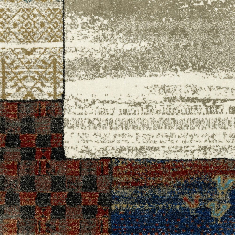 Oriental Weavers Venice 5&#39;3&quot; x 7&#39;3&quot; Beige and Multicolor Area Rug, , large