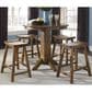 Belle Furnishings Creations II 24" Sawhorse Barstool in Tobacco, , large
