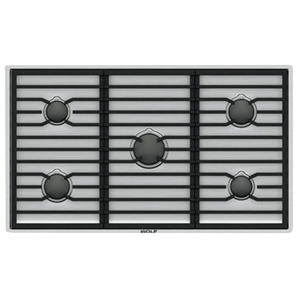 Wolf 36" Contemporary Gas Cooktop in Stainless Steel Nebraska