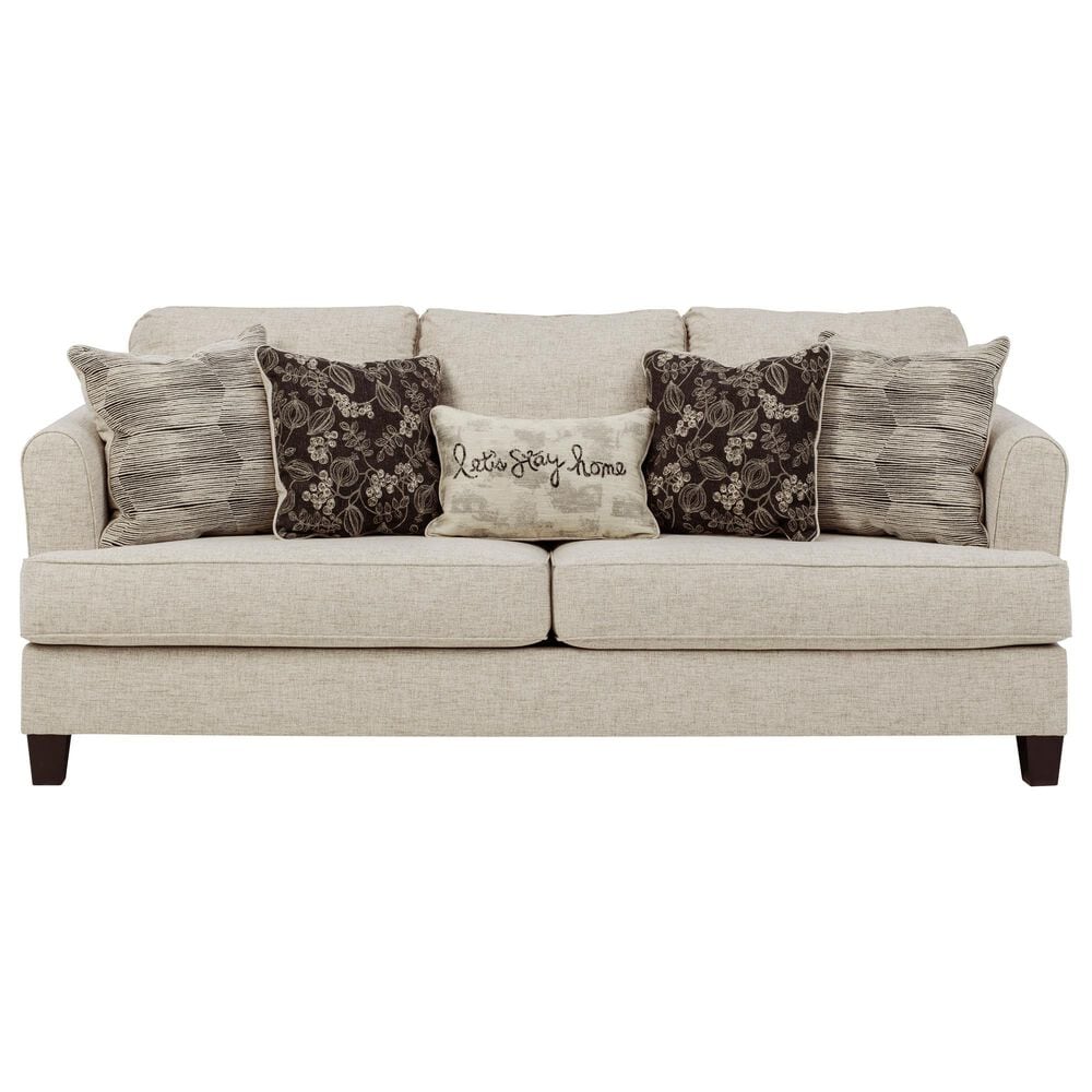 Signature Design by Ashley Callisburg Stationary Sofa in Linen, , large