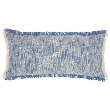 Nourison Life Styles 14" x 30" Pillow in Blue, Blue, large