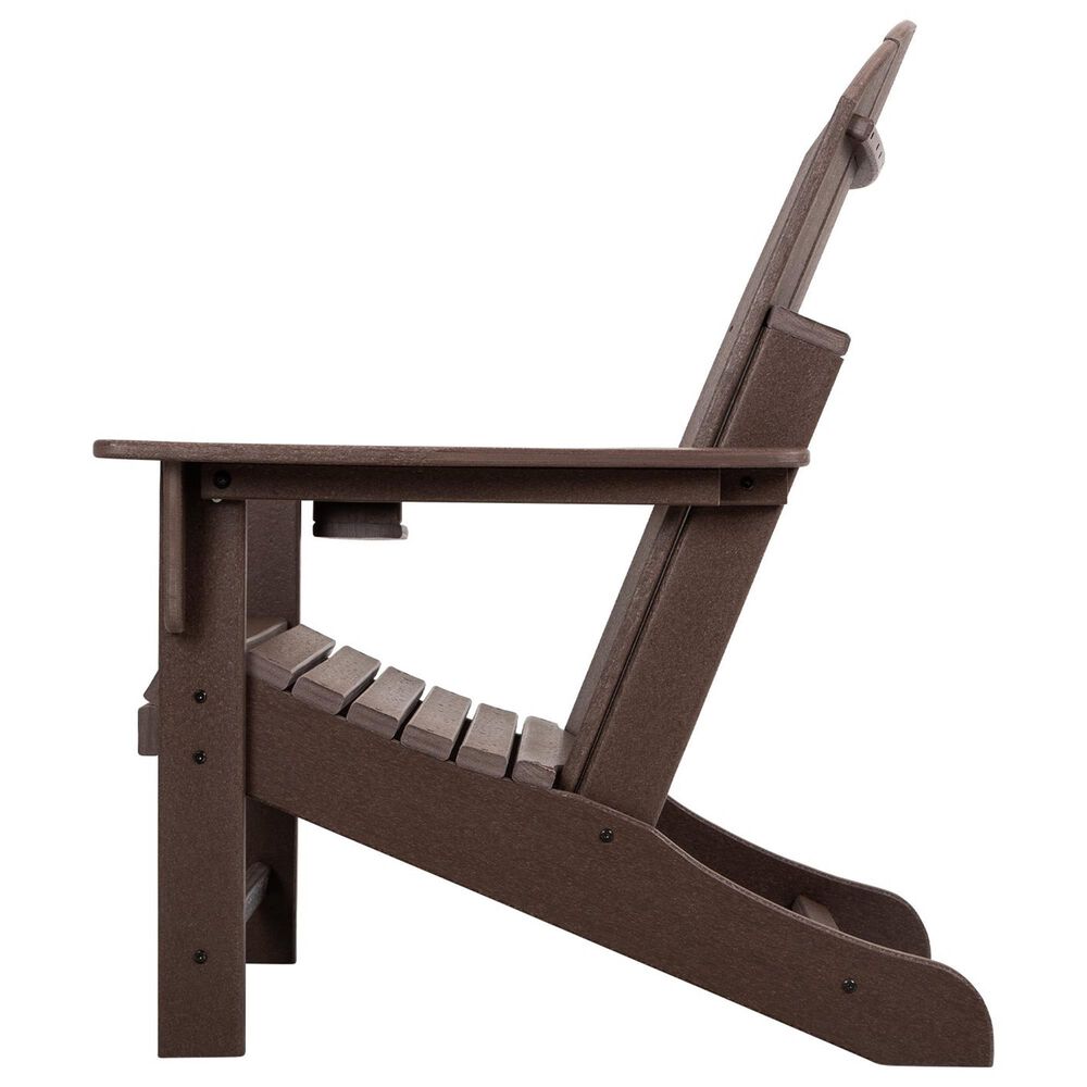 Osaki Heavy Duty Extra Wide Adirondack Chair in Dark Brown Shop NFM