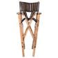 Home Trends & Design Solid Oak Folding Counter Stool in Antique Whiskey, , large