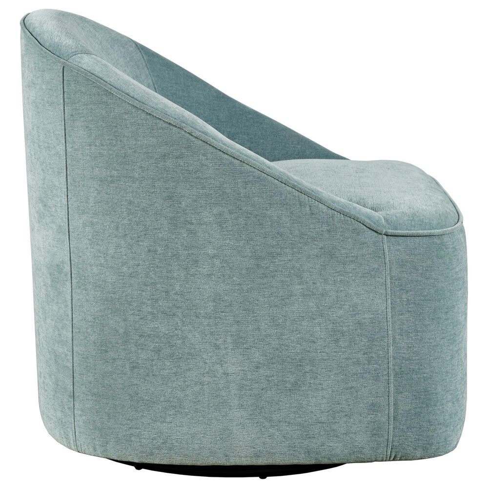 Waltham Lulu Swivel Accent Chair in Teal, , large