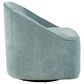 Waltham Lulu Swivel Accent Chair in Teal, , large