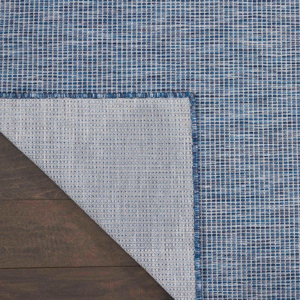Nourison Positano 6&#39; x 9&#39; Navy Blue Indoor/Outdoor Area Rug, , large