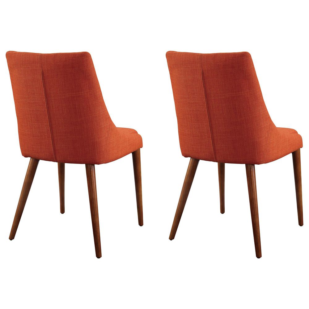 Valor Living Palmer Side Chair with Tangerine Cushion (Set of 2), , large