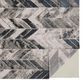 Feizy Micah 3"11" x 6" Gray and Silver Runner, , large