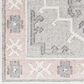Surya Bursa 5" x 7"6" Light Gray, Dusty Pink, Charcoal and Cream Area Rug, , large