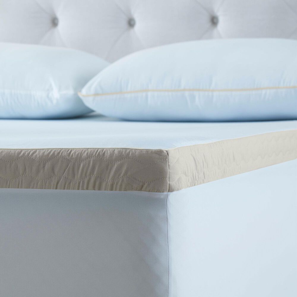 La-Z-Boy 2" Hybrid Bliss Memory Foam Queen Mattress Topper, , large