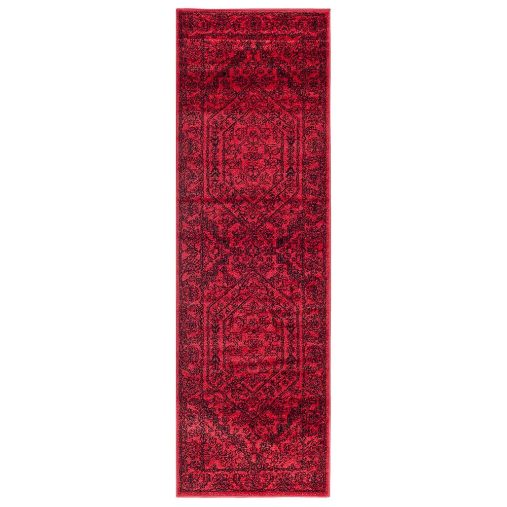Safavieh Adirondack ADR108F-214 2&#39;6&quot; x 14&#39; Red/Black Runner, , large