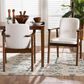 Baxton Studio Miyagi Arm Chair in Walnut Brown, , large
