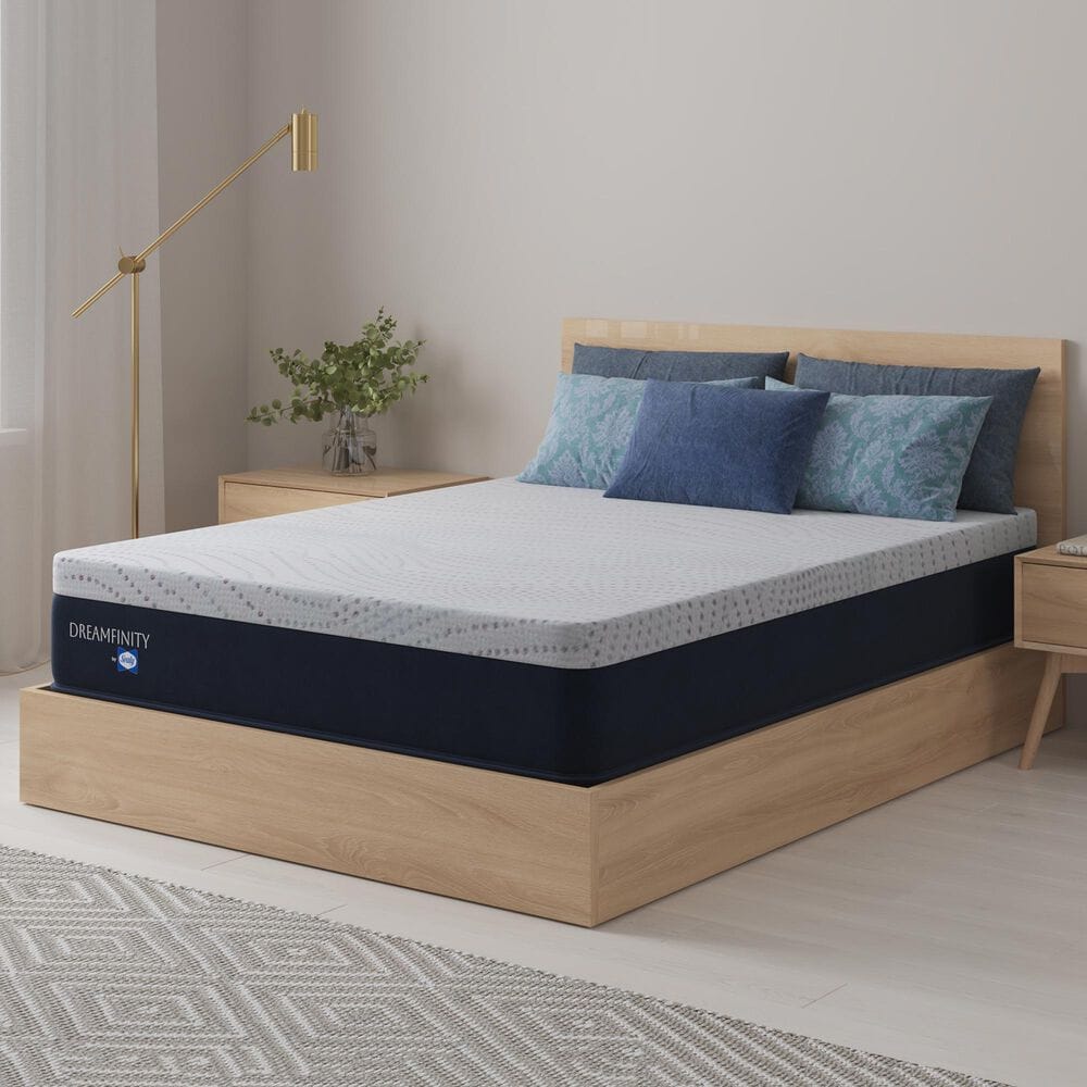 Dreamfinity by Sealy Hybrid 1 Firm King Mattress with Low Profile Box Springs, , large