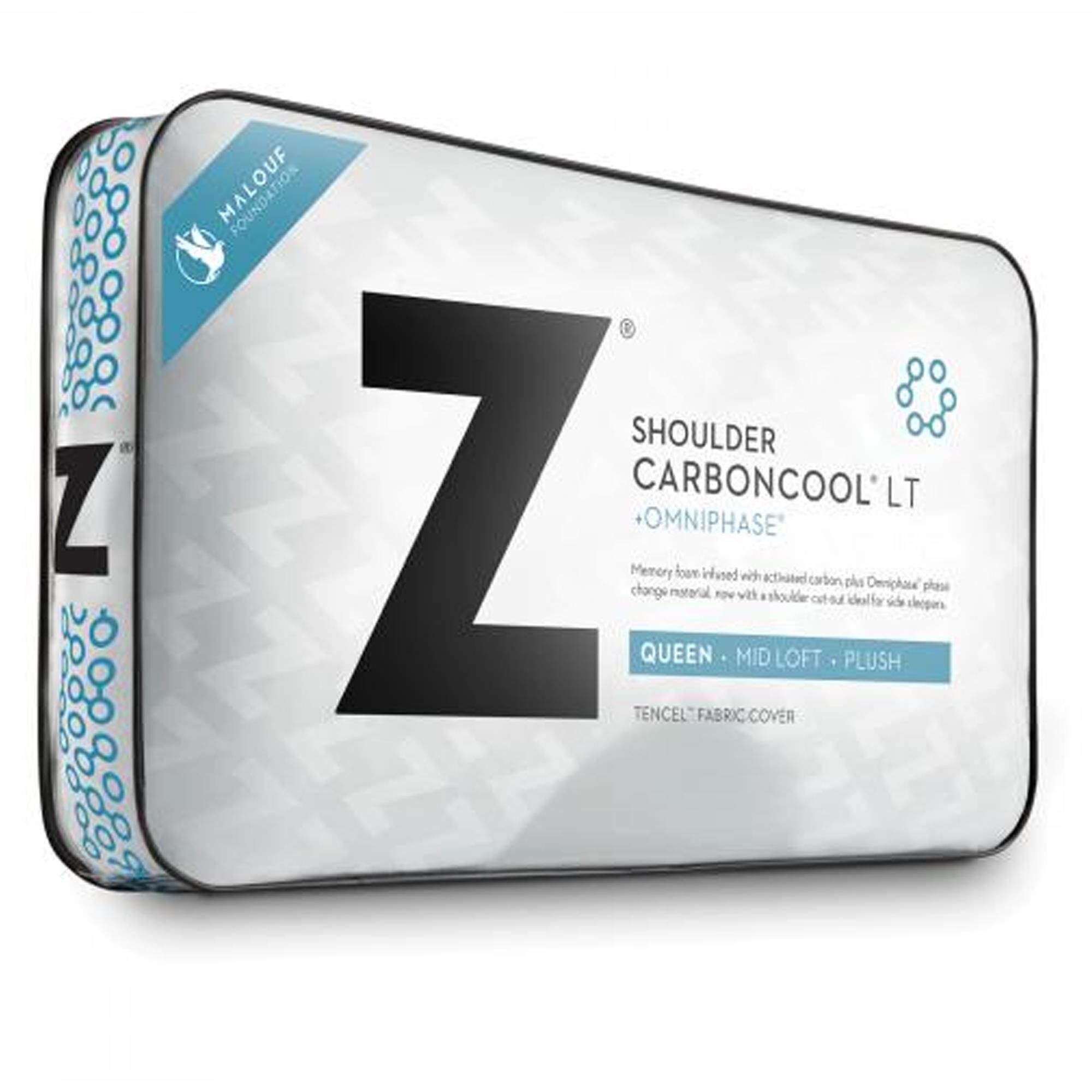 Malouf Z Shoulder CarbonCool LT OMNIPHASE Queen Pillow