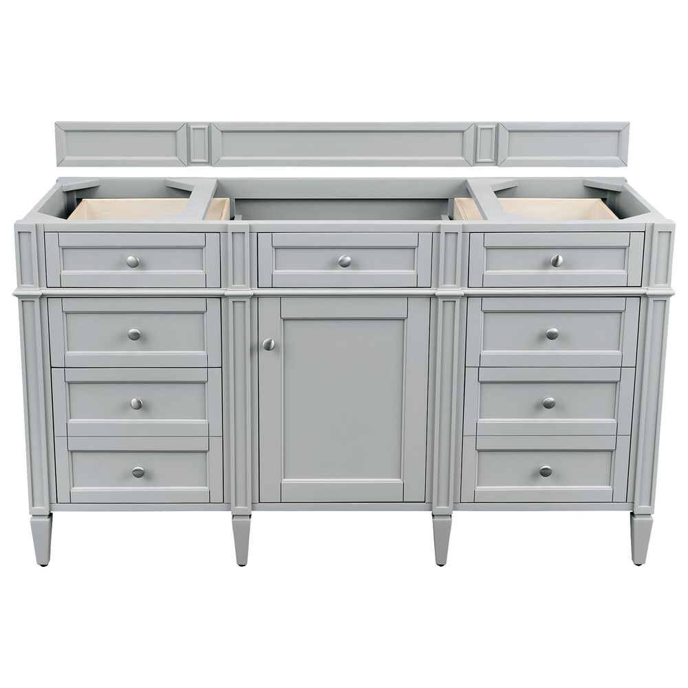 James Martin Vanities Brittany 30&quot; Single Bathroom Vanity in Urban Gray with 3 cm Eternal Marfil Quartz Top and Rectangle Sink, , large