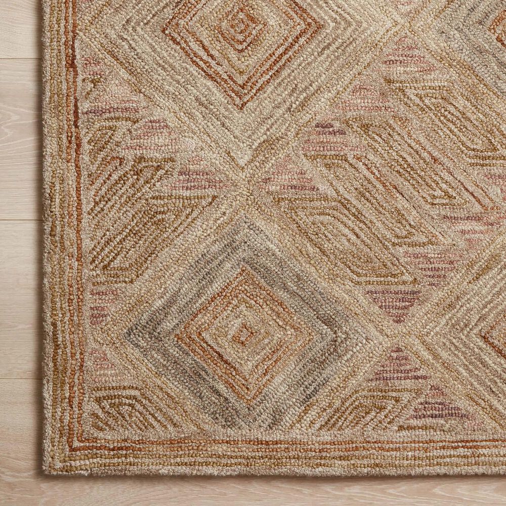 Loloi II Varena 2&#39;3&quot; x 3&#39;9&quot; Berry and Multi Area Rug, , large