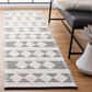Safavieh Natura NAT481A 2"3" x 8" Ivory and Black Runner, , large