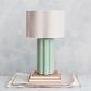 Teak Interiors Fluted Tb Lamp Scalloped Shade, , large