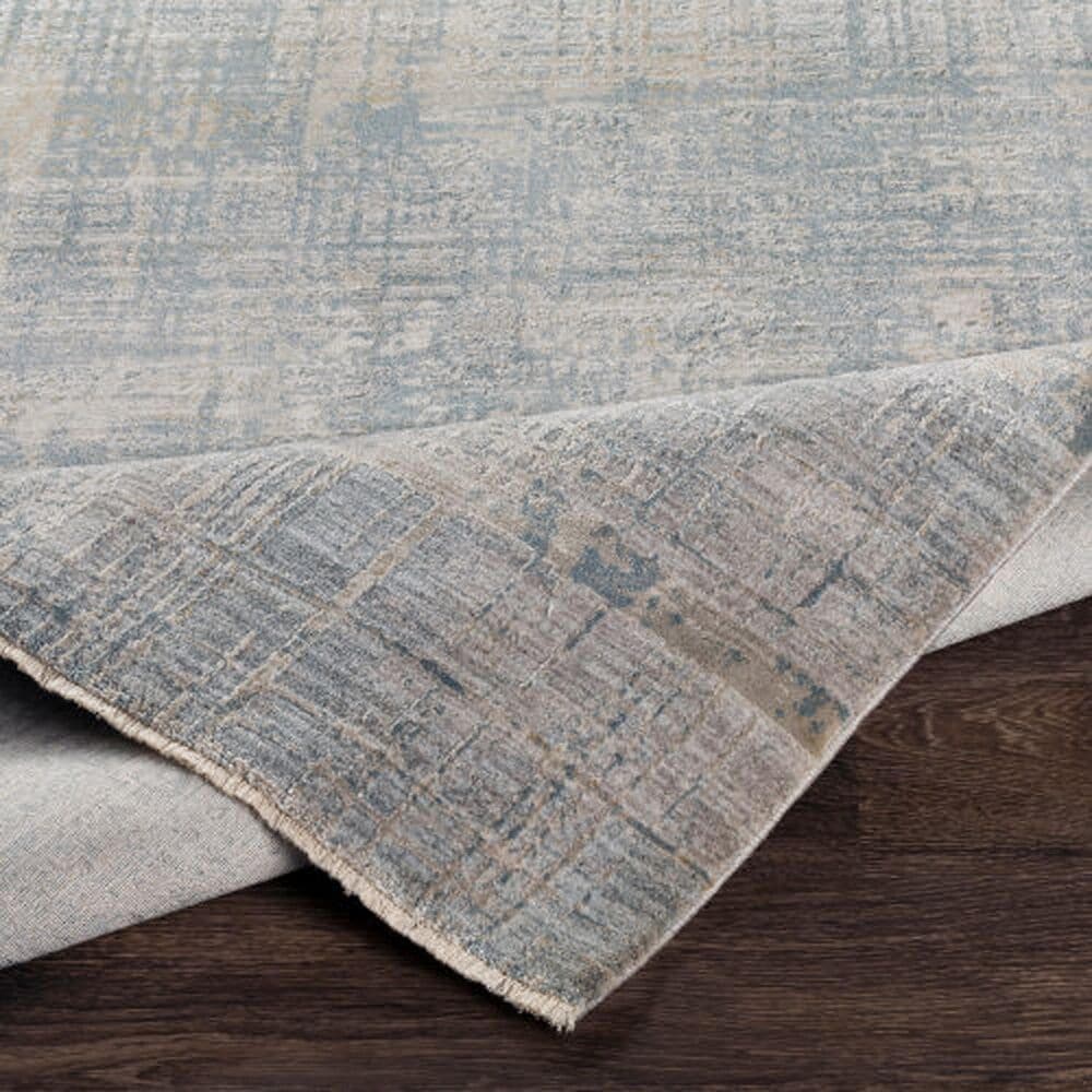 Surya Brunswick 2&#39;7&quot; x 7&#39;3&quot; Dusty Sage, Taupe, Light Gray, White, Pale Blue, Olive and Teal Runner, , large
