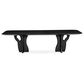 Herval Corporation Suma 86" Dining Table in Black Oak - Table Only, , large