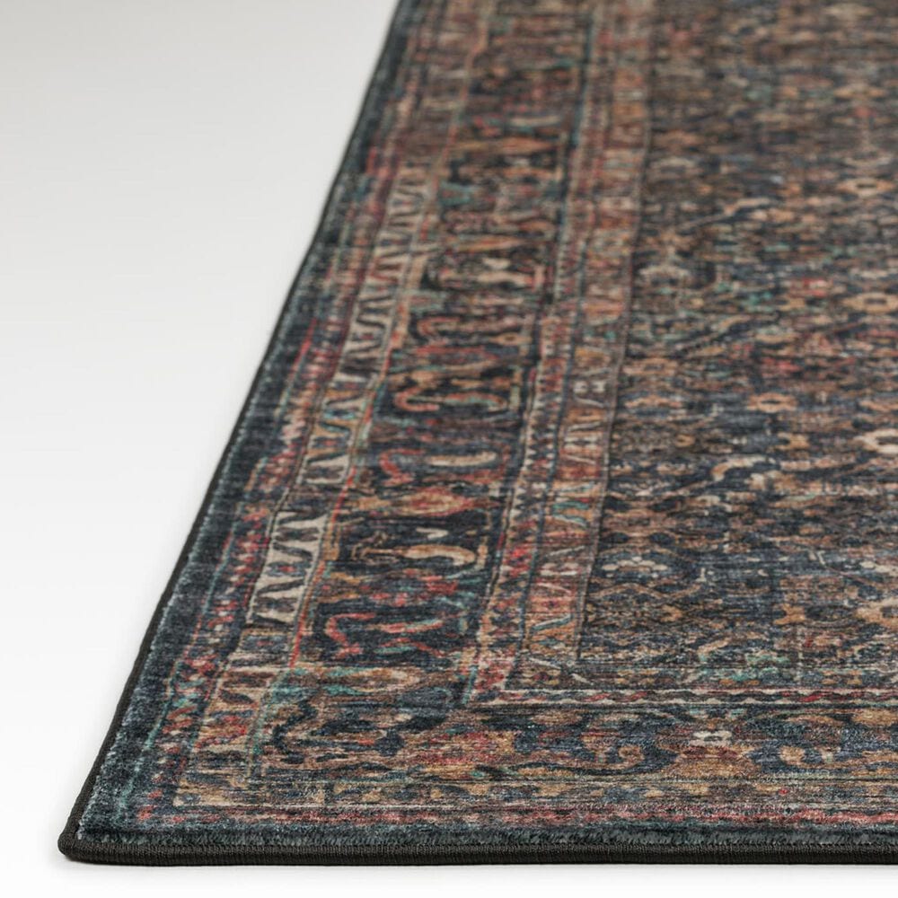 Dalyn Rug Company Jericho Traditional 2&#39;6&quot; x 12&#39; Midnight Indoor/Outdoor Runner, , large