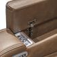 Ashley Knightington Power Reclining Sofa with Audio Seating in Caramel, , large