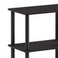 HOMLUX Turn-N-Tube 3-Tier Storage Shelf in Espresso and Black, , large