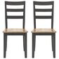 Ashley Gesthaven Dining Chair Set of 2 in Natural and Brown, , large